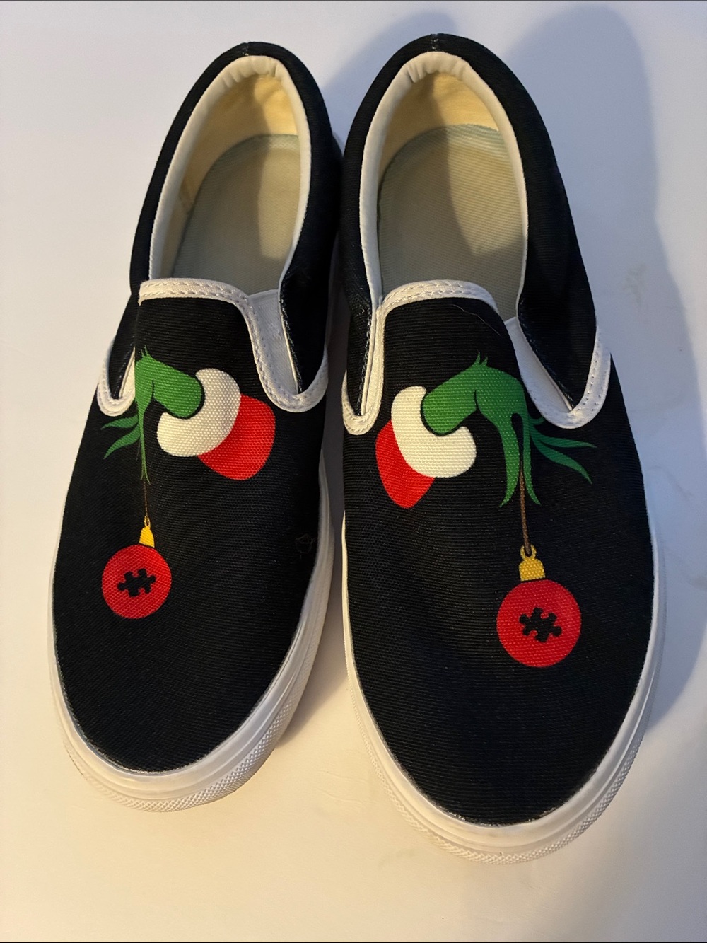 Mens football n Christmas themed shoes